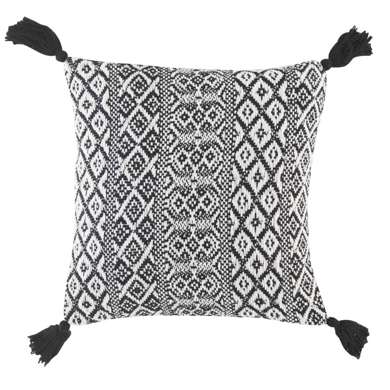 Coussin avec pompons Geometrique Scenarel