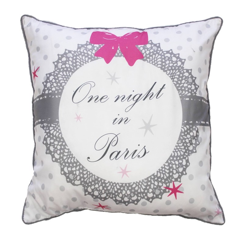Coussin décoratif  One Night in Paris  40 x 40 cm