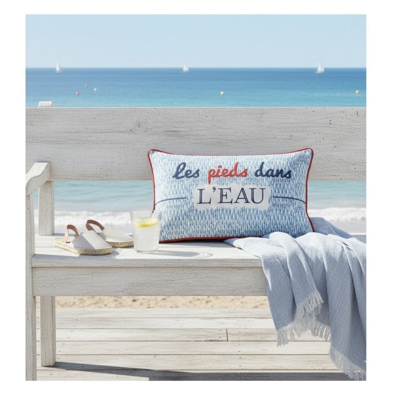 Coussin dehousable Les Pieds dans l eau
