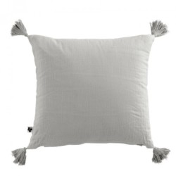 Coussin dehoussable gaze de coton Nuage 40 cm