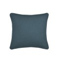 Coussin en gaze de coton 45 x 45 cm Pop color bleu petrole