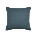 Coussin en gaze de coton 45 x 45 cm Pop color bleu petrole