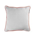 Coussin Passepoil Galactic Gris 40 x 40 cm