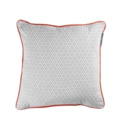 Coussin Passepoil Galactic Gris 40 x 40 cm