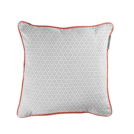Coussin Passepoil Galactic Gris 40 x 40 cm