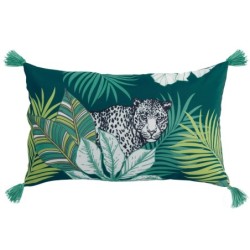 Coussin Pompons Cap Nature 30x50cm