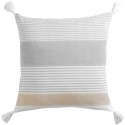 Coussin Pompons dehoussable 60 x 60 cm Iliades