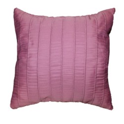 Coussin Jacquard Rayures Crash Lineo Rose 40 x 40 cm