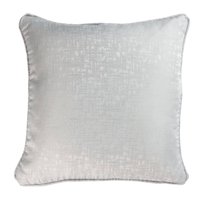 Coussin Passepoil Adamo Jacquard Gris 60 x 60 cm