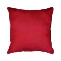 Coussin Passepoil polyester Shantung Scintille Rouge 40 x 40 cm