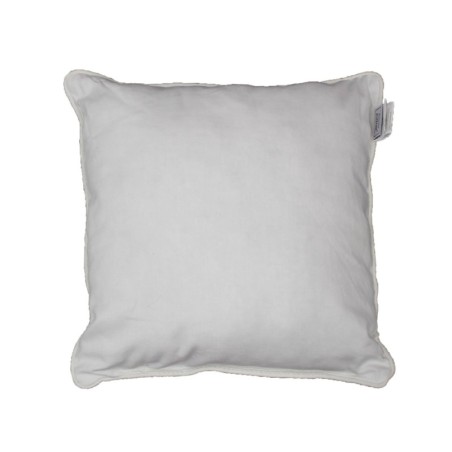 Coussin Passepoil Uni Panama Blanc 40 x 40 cm