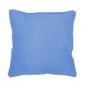 Coussin Passepoil Uni Panama Bleu Azur 60 x 60 cm