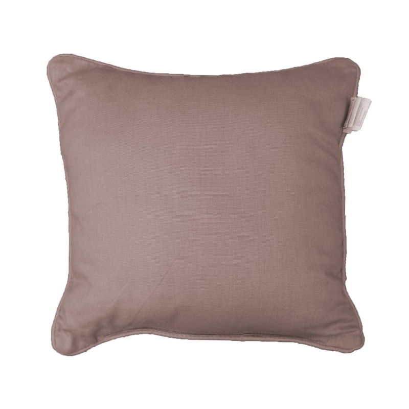 Coussin Passepoil Uni Panama Noisette 60 x 60 cm