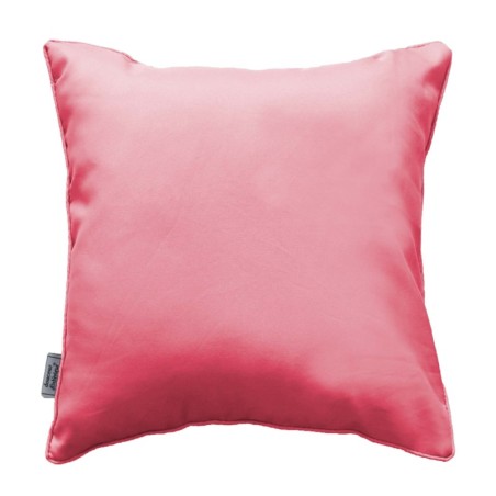 Coussin uni passepoil Corail