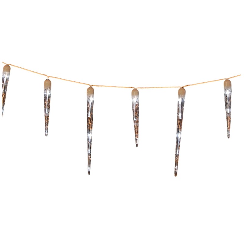 Guirlande 32 Stalactites 48 LED Blanches