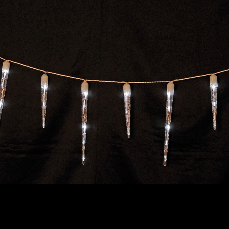Guirlande 32 Stalactites 48 LED Blanches