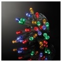 Guirlande électrique 80 Led multicouleur 3 m fil transparent