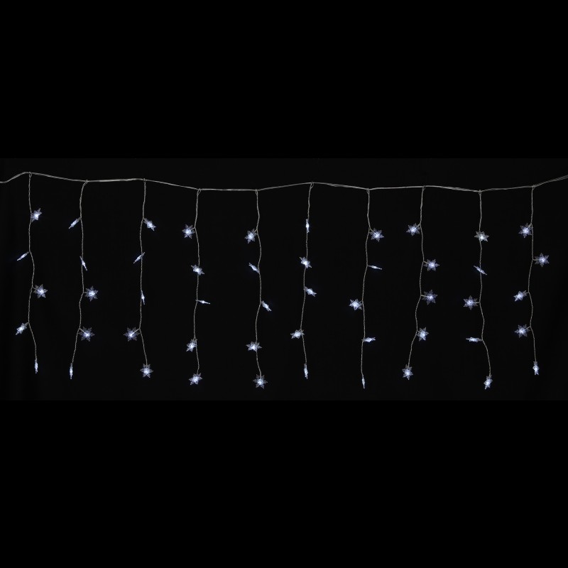 Guirlande électrique Banniere 60 Led flocons