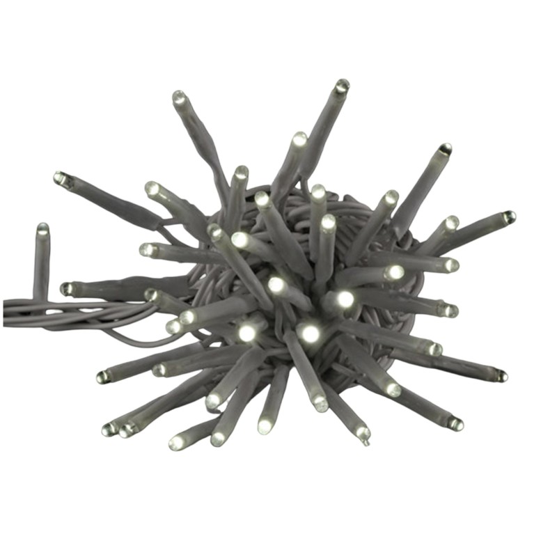 Guirlande électrique exterieur 120 Led blanc 12m