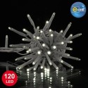 Guirlande électrique exterieur 120 Led blanc 12m