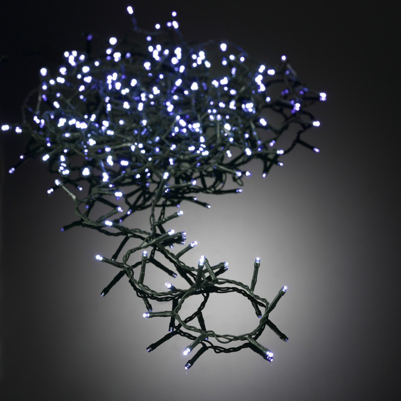 Guirlande électrique exterieur 200Led Blanc 8m