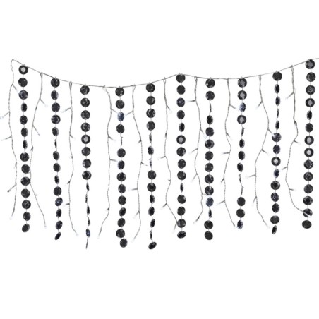 Guirlande Lumineuse Bannière 60 LED Blanches Clignotantes