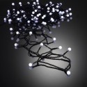 Guirlande Lumineuse Boules Cerise 200 LED Blanc 8 Fonctions
