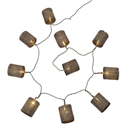 Guirlande Lumineuse Intérieure Tube Strass Argent 10 LED