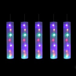 Set de 5 tubes lumineux multicouleur