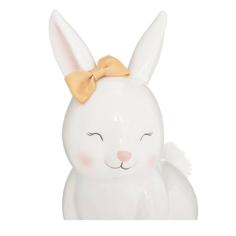 Tirelire dolomite Lapin 22 cm