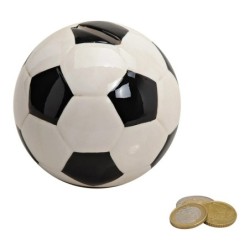 Tirelire en céramique ballon de foot