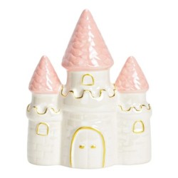 Tirelire en céramique chateau de princesse