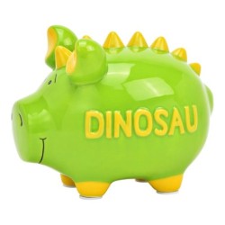 Tirelire en céramique cochon Dinosaure