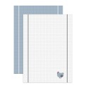 Lot de 2 torchons brodes 50 x 70 cm Petite poule
