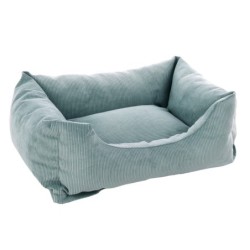 Coussin panier côtelé Rectangle Menthe 80x67x22cm