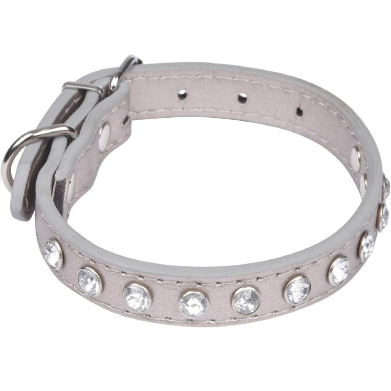 Collier chien strass