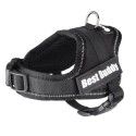 Harnais réglable pour chien Pluto noir XS
