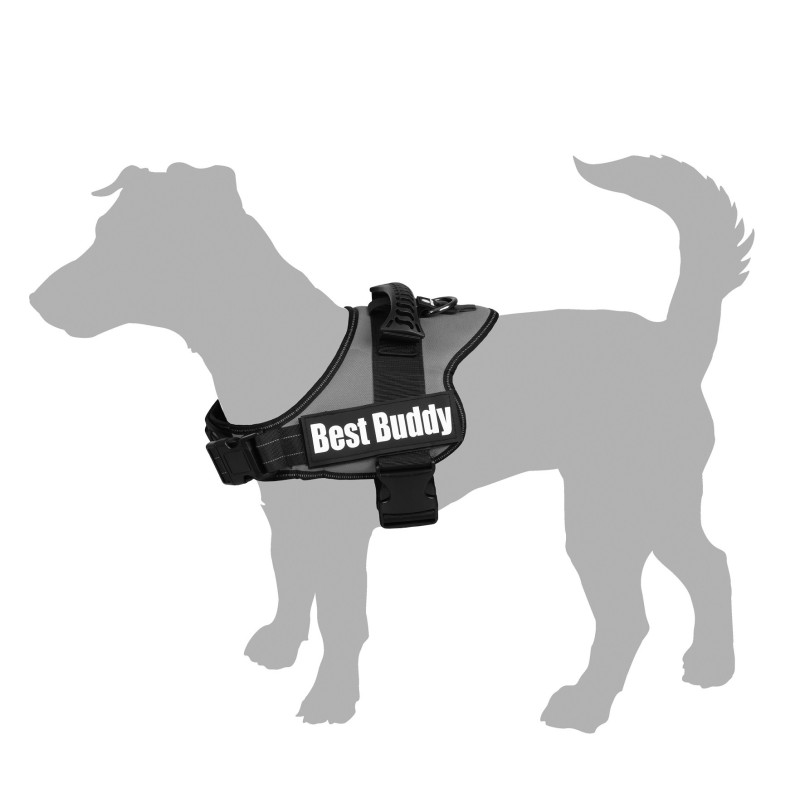 Harnais réglable pour chien Pluto vert camouflage jungle M