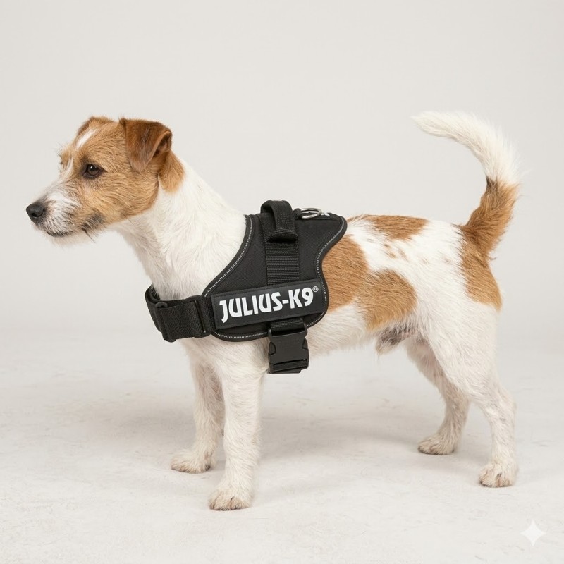 Harnais réglable pour chien Pluto vert fluo XS