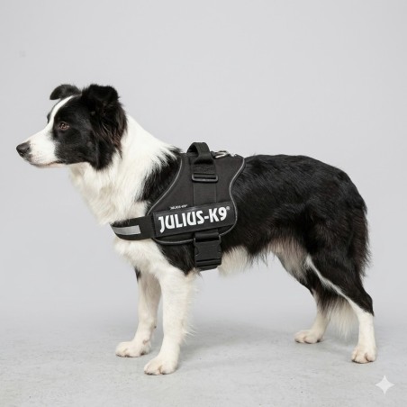 Harnais réglable pour chien Pluto vert fluo S