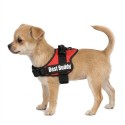 Harnais réglable pour chien Pluto rouge XXS