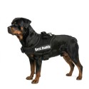 Harnais réglable pour chien Pluto noir M