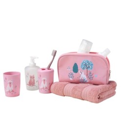 Accessoires de salle de bain 4 pieces Petit chaton
