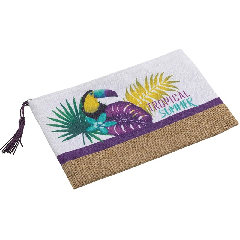 Pochette jute Hawaina