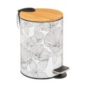 Poubelle de salle de bain collection Envole florale