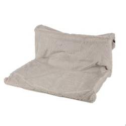 Hamac de radiateur pour chat Chill gris en peluche