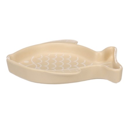 Gamelle pour chat 17 cm Fishie beige