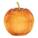 Lampe Pomme lumineuse 15 Led Orange 16x17x16cm