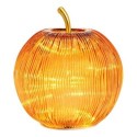 Lampe Pomme lumineuse 15 Led Orange 16x17x16cm