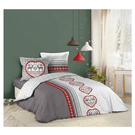 Housse de couette + taies 220 x 240 cm Chamonix